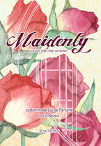[layout design] perfume label Maidenly
